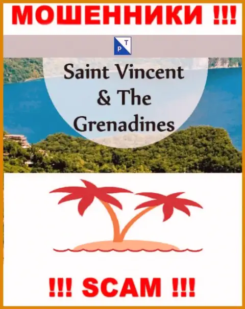 Оффшорные internet махинаторы PlazaTrade Net скрываются здесь - Saint Vincent and the Grenadines