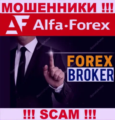 Деятельность интернет-жуликов Alfa Forex: Форекс - это капкан для малоопытных людей