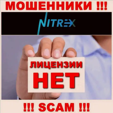 Будьте очень осторожны, организация Nitrex Pro не смогла получить лицензионный документ - это интернет-мошенники