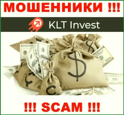 KLT Invest - это КИДАЛОВО !!! Завлекают жертв, а после этого присваивают их финансовые активы
