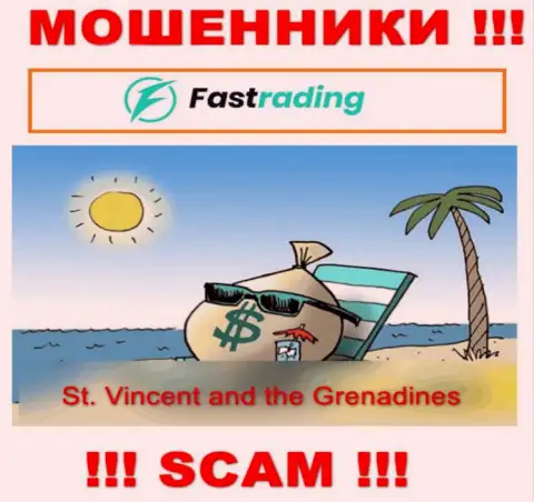 Офшорные internet мошенники FasTrading прячутся здесь - St. Vincent and the Grenadines