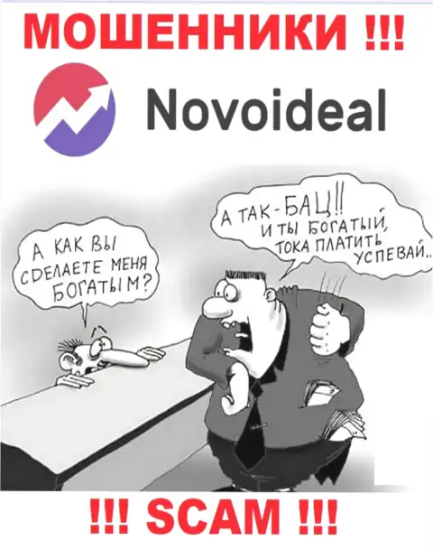Налоги на доход - это еще один разводняк от NovoIdeal Com
