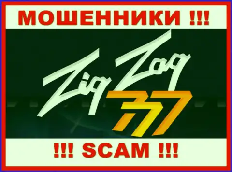 Логотип МОШЕННИКА ZigZag 777