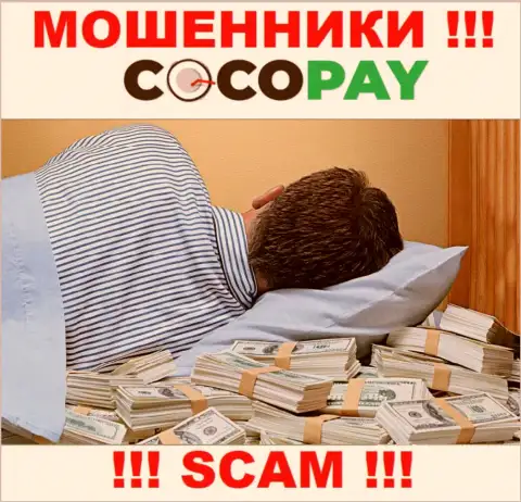 Вы не сможете вывести деньги, вложенные в Coco Pay - это internet мошенники !!! У них нет регулятора